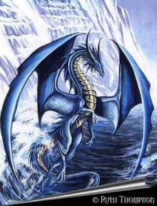 Icy Blue Dragon